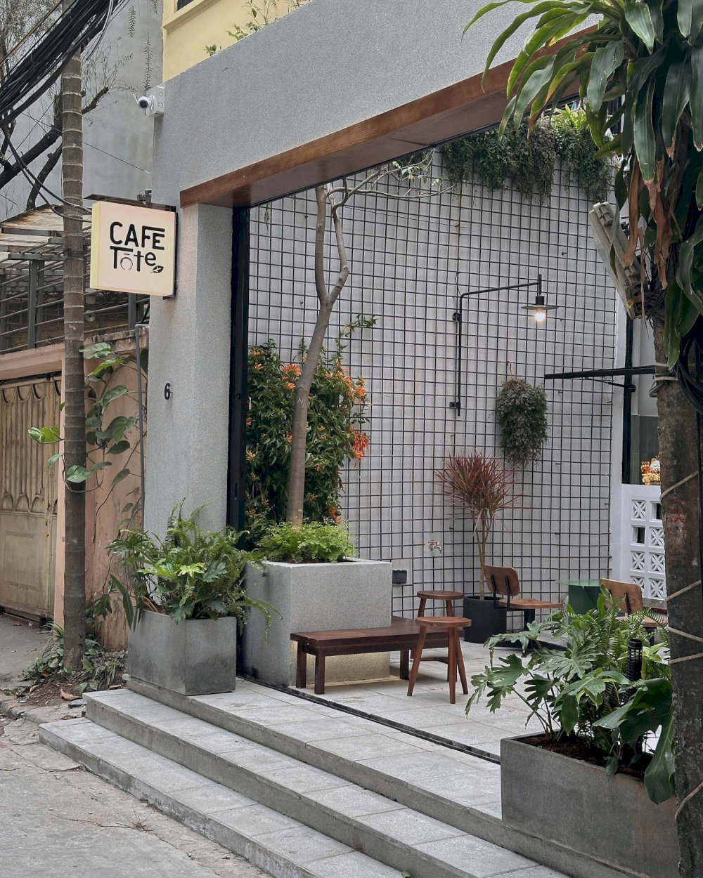 Không gian quán Cafe Tòte